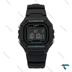 ساعت کاسیو W-218H-1bv اصل مردانه مشکی Casio-7392-G