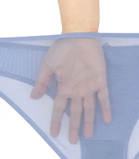 شورت زنانه اسلیپ حریر و پرلون Neev نیو کد 2520 نقرآبی Maya