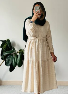 پیراهن مانتویی دلوین