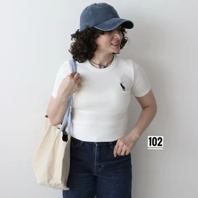 تیشرت یقه گرد گلدوزی کد 6095 (102)