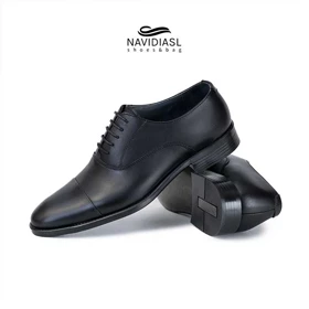 کفش مردانه چرم کلاسیک کد 7007011