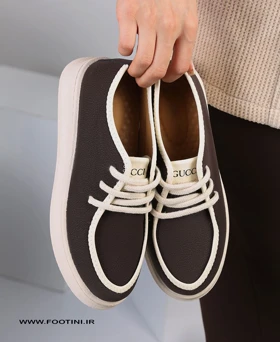 کفش کتانی زنانه gucci کد 556 MR NEW