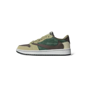 کتانی نایک ایر جردن 1 تراویس اسکات گرین Nike Air Jordan 1 Low Travis Scott