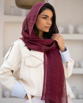 شال ابریشم دون لمه