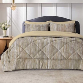 سرویس روتختی مخمل شانل سیلور (نسکافه ای)