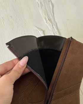 نیم بوت کابوی سوئیت - قهوه ای  کد 1200140