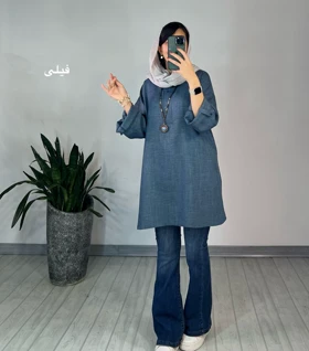 مانتو جلو دکمه لیانا