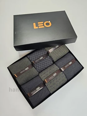 پک جوراب ساق‌دار لئو Leo کد 8124 - جعبه 6 جفتی