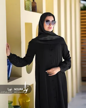 مانتو ریحانه مشکی