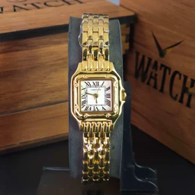 ساعت مچی زنانه کارتیر CARTIER با موتور ژاپنی سایز یک