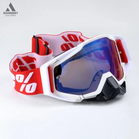 عینک موتور 100 در صد Motorcycle Goggles AS521393 (طیف رنگی نهم)