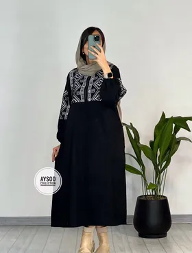 پیراهن مانتویی آتریسا