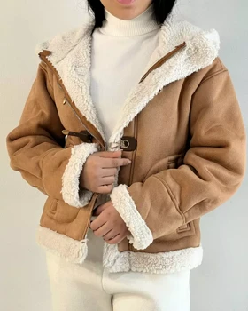 کاپشن جیر داخل تو خزدار کد 5338