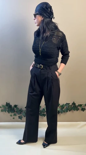 بافت کراپ مشکی