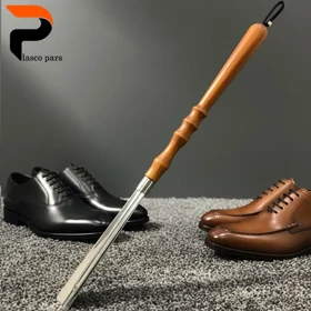 پاشنه کش دسته چوبی استیل WS