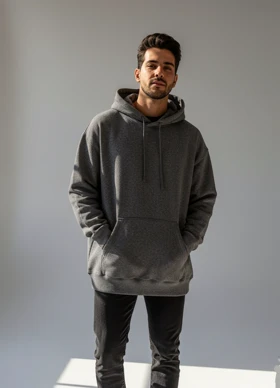 هودی طوسی تیره COTTON HERTIAGE