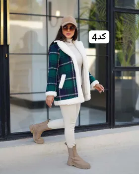 کاپشن چهارخونه کد 2203