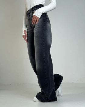 شلوار  بگ ذغالی کد 1000200