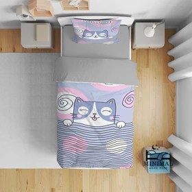 روتختی کودک طرح گربه مدل T5321