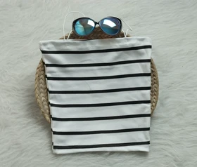 کراپ راه راه بند ماکارون زنانه کد 403020