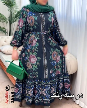 پیراهن مجلسی زنانه سایز بزرگ کد 3568