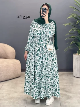 3163-پیراهن بلند نوردخت