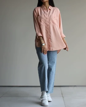 شومیز جین کاغذی sol_pb