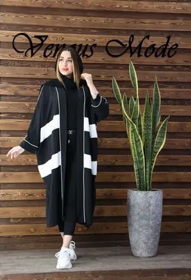 مانتو بلند ترکیبی
