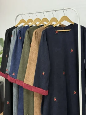 پیراهن مانتویی گلدوزی بهین 1