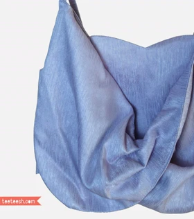 تاپ پاپیونی آبی