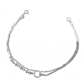 دستبند نقره کد 351272