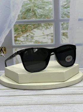 عینک آفتابی پرسول P6808 فریم کائوچو قهوهای و عدسی پلیکربنات UV400 پلاریزه