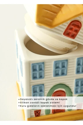 جا ادویه Bella Maison مدل House سرامیکی