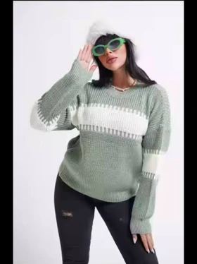 پلیور بافت مدل راه