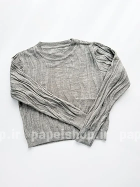 بلوز بافت گپ آستین بلند