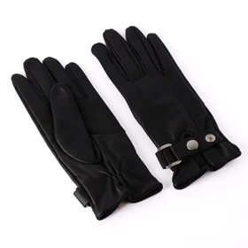 دستکش چرم زنانه رومئو (مشکی)