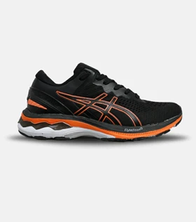 کتانی بزرگ پا مشکی نارنجی ASICS GEL-KAYANO 27