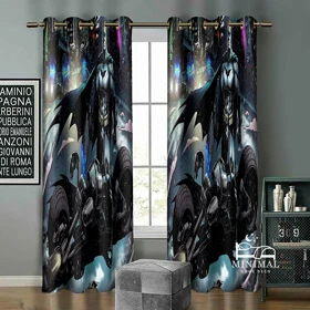 پرده کودک طرح بتمن مدل W5059