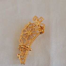گوشواره ایرکاف گوش مدل بال رنگ طلا یی (گوش چپ)