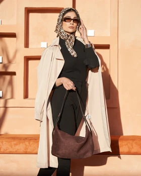 کیف جیر دسته چرم هوبو Mossimo 50132