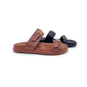کفش صندل زنانه مدل زارا sandal - 0065_Cognac