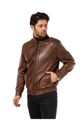 کت و کاپشن مردانه new-venture-gian-ferre-solid-leather