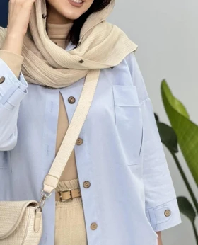مانتو شومیزی لینن تویگا