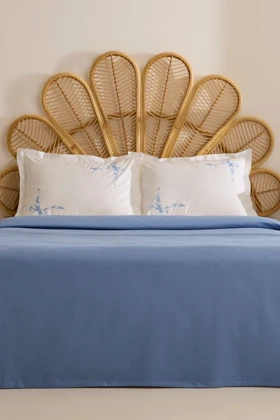 سرویس روتختی پیکه دو نفره Karaca Home مدل Ardelle پنبه - آبی
