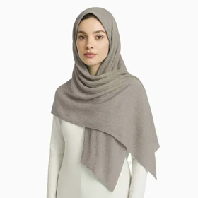 شال پلیسه طرح سنگ شور زنانه - 39251307