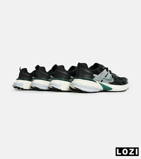 کفش کتانی مردانه و زنانه مشکی سبز Nike cushlon مدل 6539
