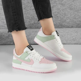 کفش و کتانی زنانه مدل دو نایک رنگ فسفری صورتی مدل نایک NIKE