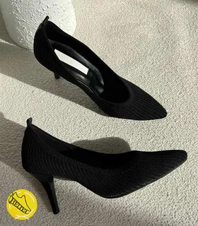 کفش پاشنه‌دار بافتی ترک
