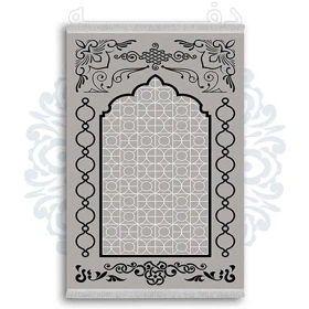 فرشینه از جنس پارچه هازان مخمل ترک طرح سجاده برند دفه کد DSJ 29