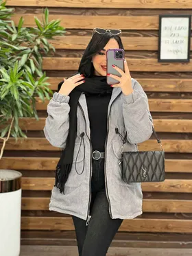 پالتو کبریتی کمرگت داخل ببعی